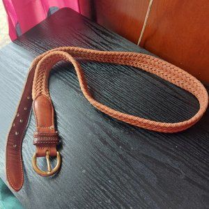 British tan Coach belt 3856